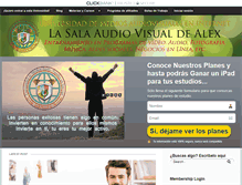 Tablet Screenshot of lasalaaudiovisualdealex.com